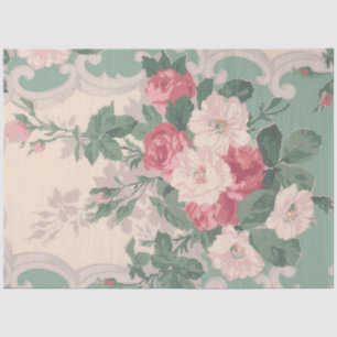 Papel De Seda Vintage Elegant Modern Floral Tissue Paper