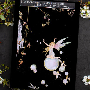 Papel De Seda Vintage Fairies no Castelo de Bubbles & Fantasy