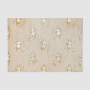 Papel De Seda Vintage Fantasy Mermaid Decoupage