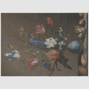 Papel De Seda Vintage Flor e Capas de Costura - Pintura para a V