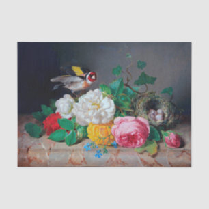 Papel De Seda Vintage Floral & Bird Steven Life