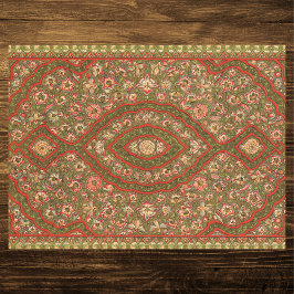 Papel De Seda Vintage Floral Indian Rug Pattern