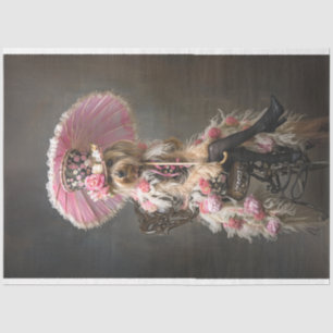 Papel De Seda Vintage French Yorkie Decoupage
