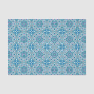 Papel De Seda Vintage geométrica Boho Paisley Botânico