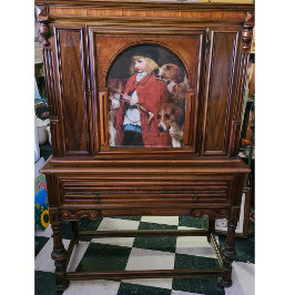 Papel De Seda Vintage Girl Dogs Tissue Paper