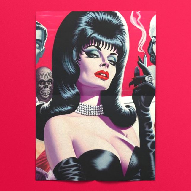 Papel De Seda Vintage Gothic Mulher (Criador carregado)