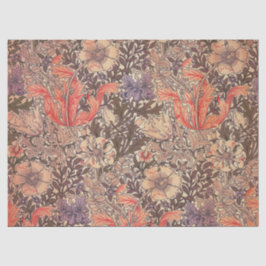 Papel De Seda Vintage Graceful Floral Impressão