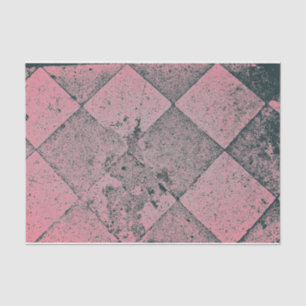Papel De Seda Vintage Harlequin Inspirou Textura Preta Rosa