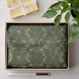 Papel De Seda Vintage Holly Damask Pattern 
