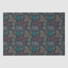 Papel De Seda Vintage Jungle Safari