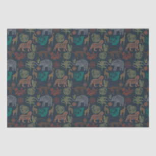 Papel De Seda Vintage Jungle Safari