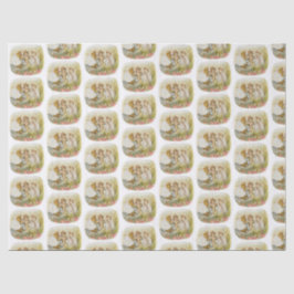 Papel De Seda Vintage Kittens Design Nursery Party