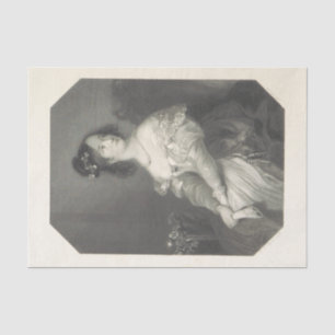 Papel De Seda Vintage Lady Black and White
