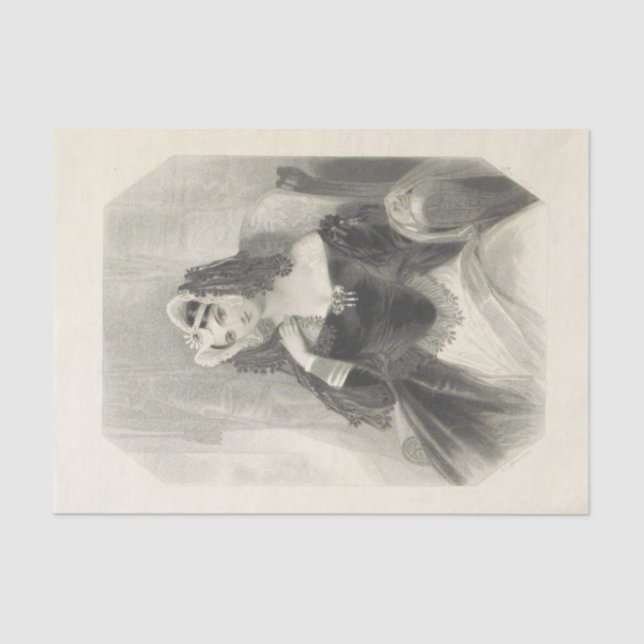 Papel De Seda Vintage Lady Olivia - Livro Branco (Frente )