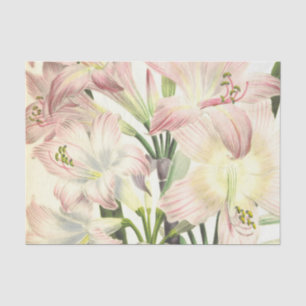 Papel De Seda Vintage Lily Floral Vintage
