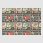 Papel De Seda Vintage Look Bar Drink Tiles<br><div class="desc">Vintage look tiles featuring various drinks / ingredients found in a bar - (rum,  whiskey and vodka bottes,  cocktail gasses,  etc.).  Great for 21st birthday!</div>
