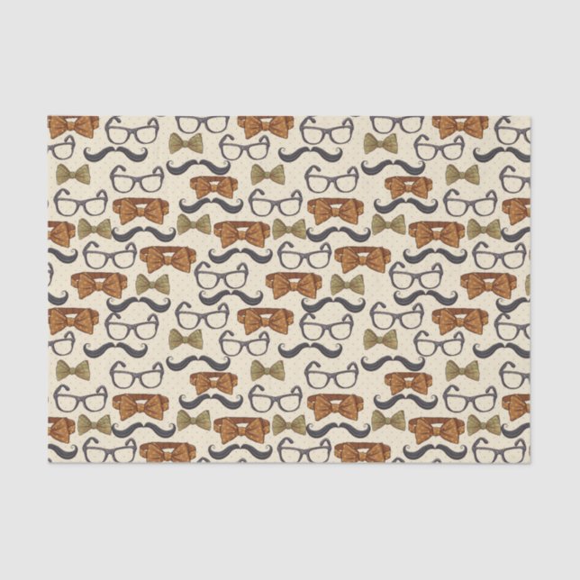 Papel De Seda Vintage Male Pattern (Frente )