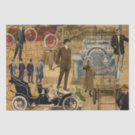 Papel De Seda Vintage Men Advertisements Chique Decoupage