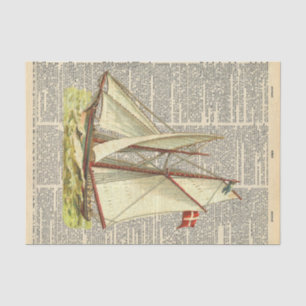 Papel De Seda Vintage Newpaper com a Desocupação de Entrega