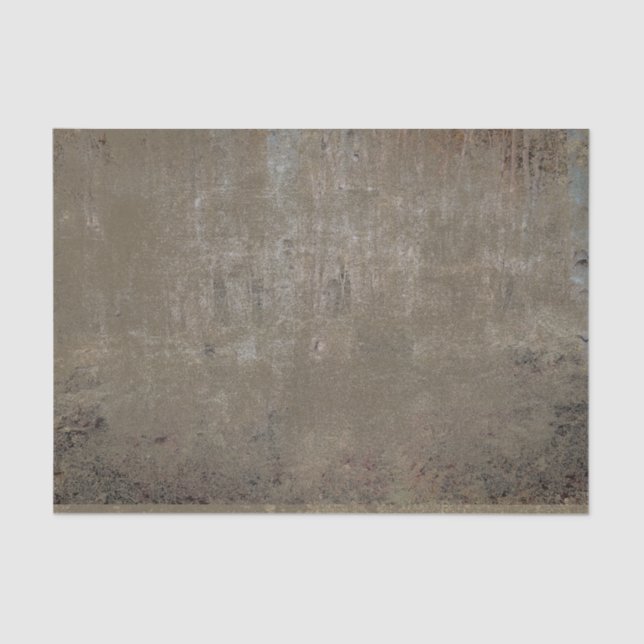 Papel De Seda Vintage, Oliveira Verde, Textura Negra (Frente )