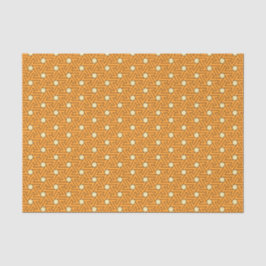 Papel De Seda Vintage Orange Beige Triskelion — Padrão Egípcio