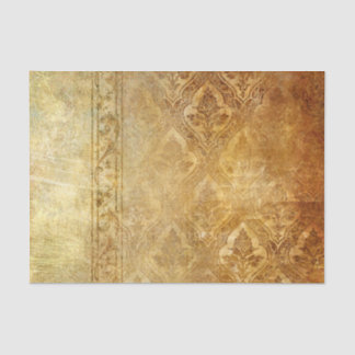 Papel De Seda Vintage, ouro, rústico, damascos, vestido,