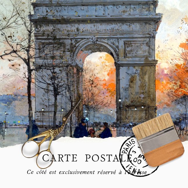 Papel De Seda Vintage Paris Belle Epoque (Criador carregado)