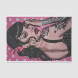 Papel De Seda Vintage Pin Up Girl10