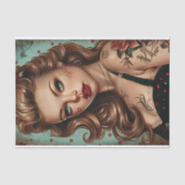 Papel De Seda Vintage Pin Up Girl15
