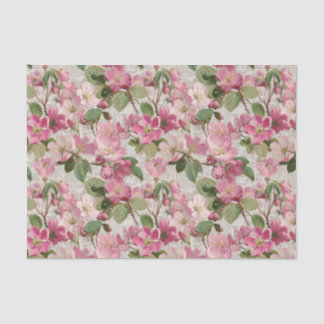 Papel De Seda Vintage Pink Flowers Decoupage