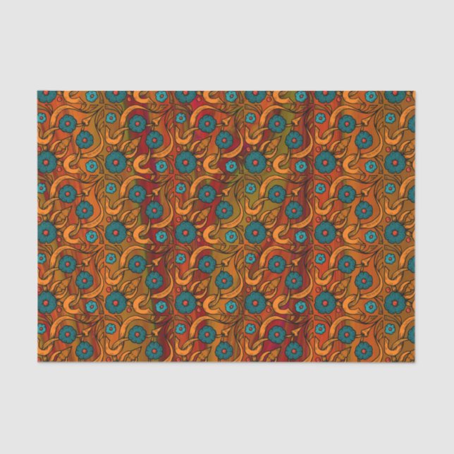 Papel De Seda Vintage Poppy (Frente )