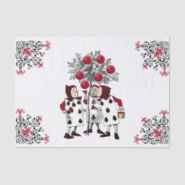Papel De Seda Vintage Red Painting the Rosa