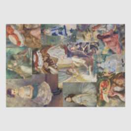 Papel De Seda Vintage Renoir Paintings of Girls From 1800 s 