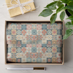 Papel De Seda Vintage, retalhamento de aparência