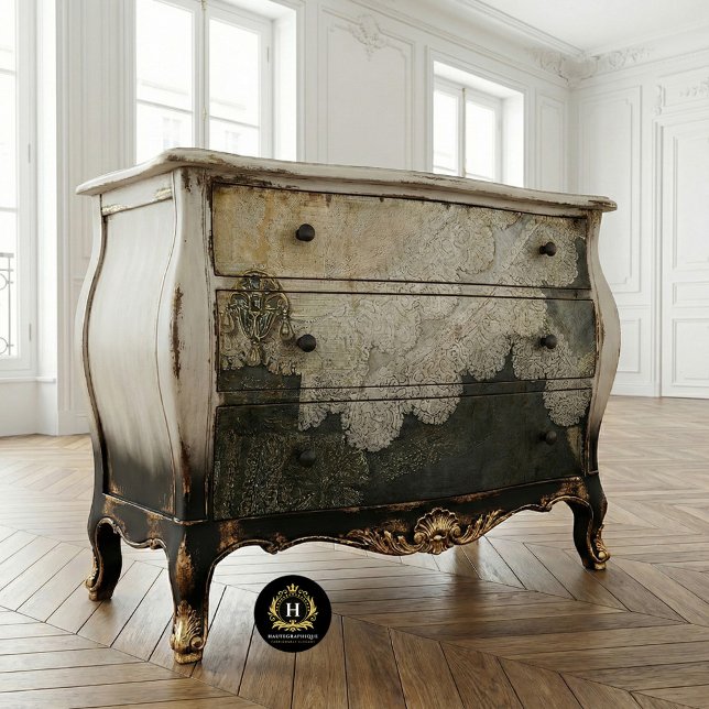 Papel De Seda Vintage Russo Cinza Lace Descamação (Criador carregado)