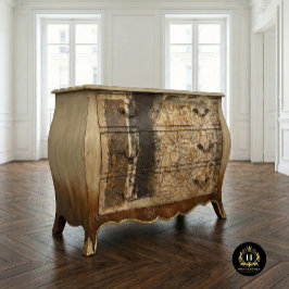 Papel De Seda Vintage, Rustic Brown, Textura Floral Em Dor