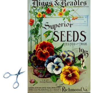 Papel De Seda Vintage Seed Catalog Diggs and Beadles 1915