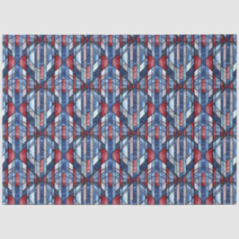 Papel De Seda Vintage Stained Glass Patriotic