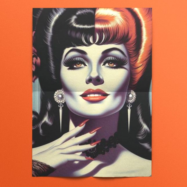 Papel De Seda Vintage Vampire Woman (Criador carregado)