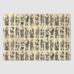 Papel De Seda Vintage Victorian Christmas Beige Papais noeis Pat<br><div class="desc">Na era vitoriana,  ephemera,  recortes de Natal em antigo papel bege: Papai Noel com saco de brinquedos,  árvore de Natal,  escalando uma chaminé,  com trenó,  perfeito para o presente e artesanatos de Natal.</div>