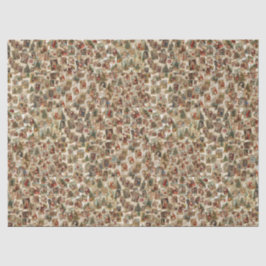 Papel De Seda Vintage Victorian Christmas Collage | Retro Holida