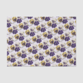 Papel De Seda Vintage/Victorian PansyFlowers