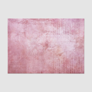 Papel De Seda Vintage, Victorian Red Fuchsia, afligiu margarida