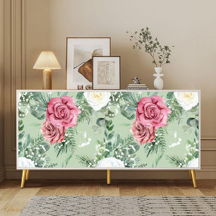 Papel De Seda Vintage vitoriano Papel-Padrão Floral de Decoupage