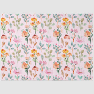 Papel De Seda Vintage Watercolor, peony floral, dissociação