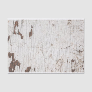 Papel De Seda Vintage White Painted Wood