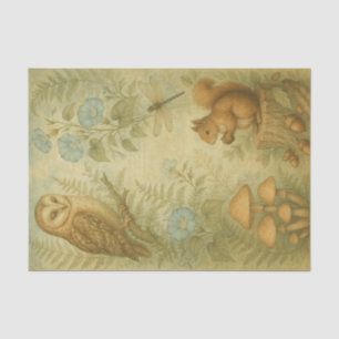 Papel de Seda Vintage Woodland Dawn – Decoupage