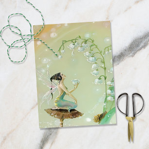 Papel De Seda Vintage Woodland Fairy em Jardim
