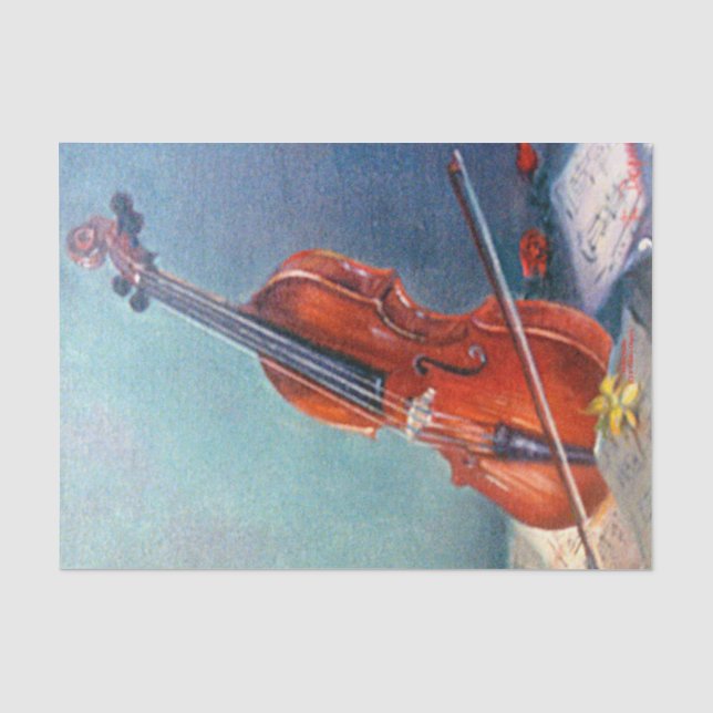 Papel De Seda Violín/Violin (Frente )