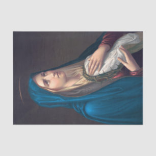 Papel De Seda Virgem Maria chorando, E. Steinmann